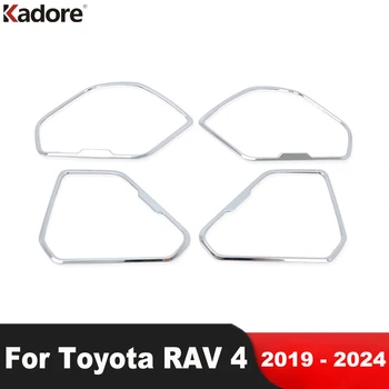 За Toyota RAV4 РАВ 4 2019 2020 2021 2022 2023 2024 Стоманена Вътрешна Врата на Колата Покритие на Капака Аудиодинамика Рамка на Високоговорителя Аксесоари