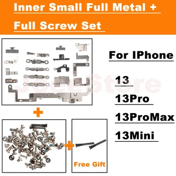 1 комплект Вътрешни Малки Метални Аксесоари с Пълни с Винтове За iPhone 13 Pro Max mini Insid Bracket Shield Подмяна на Долния Винт