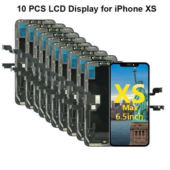 10 БР LCD Дисплей Incell за iPhone XS Digitizer Assembly Смяна на Сензорен Екран на Едро Digitizer Touch Screen