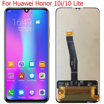 100% За Huawei Honor 10 Lite Дисплей LCD екран С Рамка 6,21 