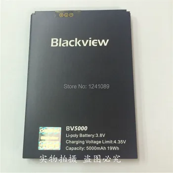100% оригинална батерия Blackview BV5000 батерия 5000 ма 5,0 инча MTK6735 2 + 16G Оригинални и качествени мобилни аксесоари
