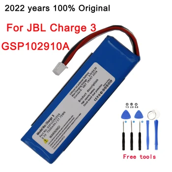 100% Оригинална Батерия на JBL 3.7 V 7000mAh GSP102910A CS-JML330SL CS-JML330SL Акумулаторна Батерия за JBL Charge 3 Bateria 