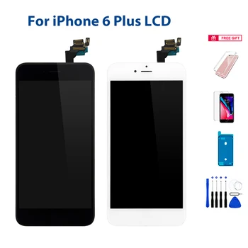 100% Тествани LCD дисплей за iPhone 6p6 Plus Сензорен дигитайзер, Без мъртви пиксели Pantalla с пълна поставяне на резервни части