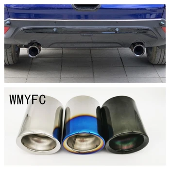 2 елемента Накрайници на изпускателната тръба автомобилни ауспуси от неръждаема стомана 304, за да Ford Kuga 2013-2019 за стайлинг на външността на колата