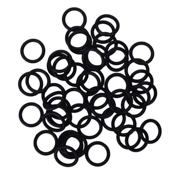 50 x о пръстен от нитриловой гума в черен цвят 11 mm x 15 mm x 2 мм, Уплътнителни пакети за шайби Гумени уплътнения