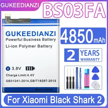 GUKEEDIANZI 4850mAh BS03FA Батерия За Xiaomi Black Shark 2 Батерии Shark2 + Инструменти