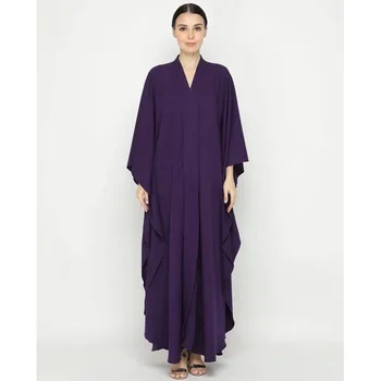 ICCLEK New In Рокли Абая Muslim Дубай Мюсюлманска дамски дрехи на Emilio Abayas Femme Slami Giyim Кадин
