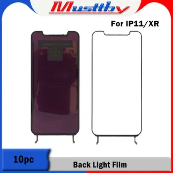 Musttby 10шт OEM 3D LCD Сензорен Задната светлина Фолио За iPhone XR 11 С Подсветка на Екрана Digitizer Ремонт Смяна на Поточна Част