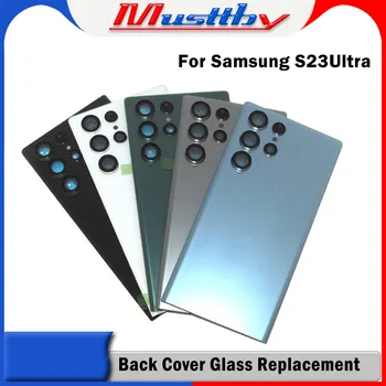 Musttby S23 Ultra S918 Подмяна На Задното Стъкло За Samsung Galaxy S23Ultra Батерия Корпус Задната Врата Със Стъклен Капак Резервни Части За Ремонт На