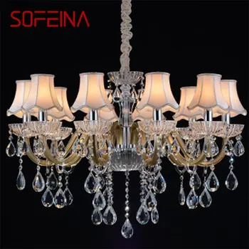 SOFEINA Европейски Стил Полилей Лампа Led Подвесное Осветление Луксозни Декоративни осветителни Тела за Дома Зала