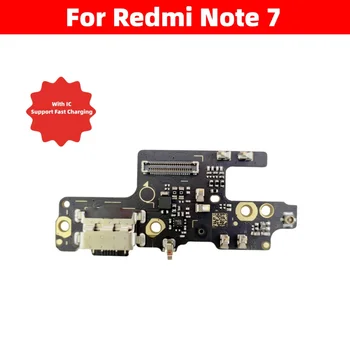 USB-зарядно устройство за Redmi Note 7, зарядно устройство, конектор за таксите, порт за зареждане, Гъвкав кабел, Резервни части