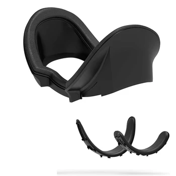 VR Лицето интерфейс Мек скоба и накладка за лице от стиропор от изкуствена кожа Подмяна на комплекта защитни лещи VR за Oculus Rift S