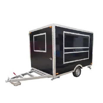 Автомобил за приготвяне на Донер-Кебаба с ремарке за барбекю За продажба на Камион за бързо хранене