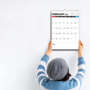 Английски Стенен календар Лист годишен планиране Бележник, Списък със задачи в Дневния ред Органайзер за разписанието на Контролен списък за Домашен Офис