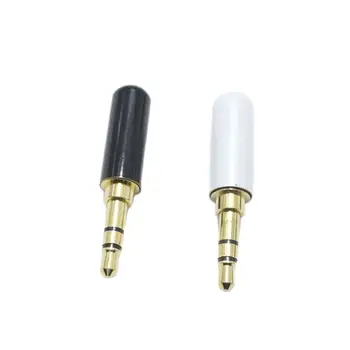 аудио жак 3,5 mm 3,5 mm 3 щифта позлатен адаптер за слушалки за стереогарнитуры САМ или използвани за ремонт на слушалки