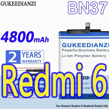 Батерия GUKEEDIANZI голям капацитет BN37 4800mAh за Xiaomi Redmi 6 6A