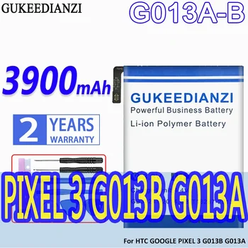 Батерия GUKEEDIANZI голям капацитет от 3900 mah за HTC GOOGLE PIXEL 3 G013B, G013A, G013A-B