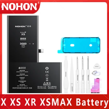 Батерия NOHON за iPhone 11 Pro Max 11Pro 11ProMax Подмяна на батерията на мобилен телефон, Литиево-полимерна батерия Безплатни стикери за инструменти