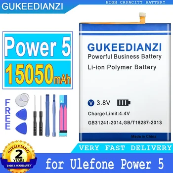 Батерията на мобилен телефон с голям капацитет на 15050 ма за акумулаторна батерия смартфони Ulefone Power 5 Power5 