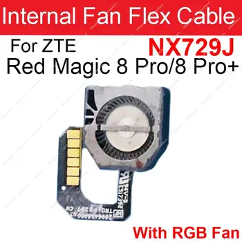Вграден Радиатор и вентилатор на Радиатора За ZTE Nubia Red Magic 8 Pro NX729J/8 Pro + Plus Охлаждащ Вентилатор Детайли Flex Кабел за Телефон