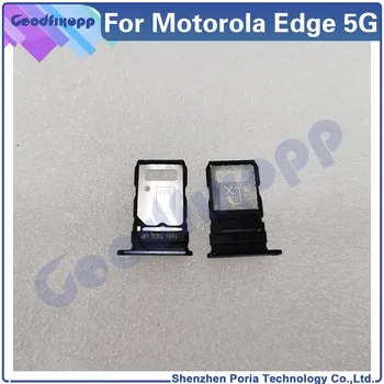 Високо Качество За Motorola Moto Edge 5G Тава За SIM-Карти Слот за Притежателя Гнездо за Адаптер на Резервни Части за Подмяна на Притежателя на Тавата за Sim-карти