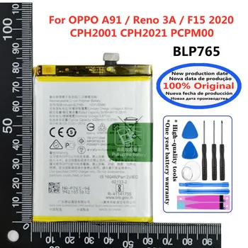 Висококачествен Оригинална Батерия BLP769 4025 ма За OPPO A91/Reno 3A/F15 2020 CPH2001 CPH2021 PCPM00 Батерии За телефони Bateria