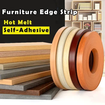 висококачествена Защитна лента за защита на ръбове на мебели от стопяеми с дебелина 10 м, листовете фурнир, Залепваща Кантиране на дървена повърхност, декор