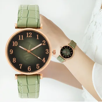 Висококачествени луксозни кварцови часовници, кръгли женски бизнес часовници, ръчни часовници за момичета