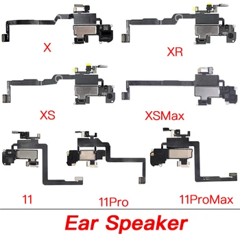 Гъвкав кабел Ушния говорители С Микрофон За iPhone X XR XS 11 Pro Max Смяна на Слушалката И Сензор за Осветеност Сближаване