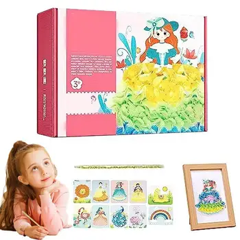 Детски книжки за оцветяване, 3D-играчки, изработени ръчно, с безопасни за употреба принадлежности за рисуване, Подаръци за Деня на Благодарността, Великден, Нова Година