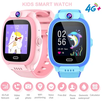 Детскиесмарт-часовници Y36 4G Предизвикателство СИМ-карта Гласов чат SOS GPS СРЕЩА WIFI Камера определяне на местоположението alarm clock Умни часовници за момчета и момичета за IOS и Android