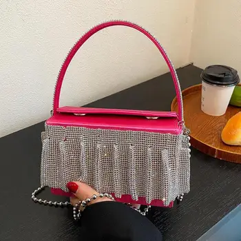 Дизайнерска луксозна чанта, чанти за жени, дамски чанти през рамо, модерна чанта-месинджър от естествена кожа, висококачествени дамски чанти през рамо