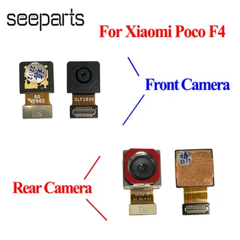 Добре тестван За Xiaomi Poco F4 Предна Камера Гъвкав Кабел PocoF4 Задната Камера Резервни Части 22021211RG 22021211RI Задната Камера