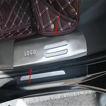 За Audi Q5 2010-2018 Благородна защитна плоча на прага на автомобила от неръждаема стомана, посрещат с педал, автомобилни аксесоари, срещу надраскване