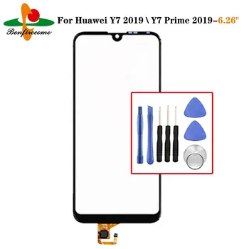 За Huawei У 7 2019 \ У 7 Prime 2019 DUB-LX1 DUB-LX3 Сензорен Екран, Тъчпад Сензор Дигитайзер, Предно Стъкло капацитивен Сензорен Екран, БЕЗ LCD дисплей
