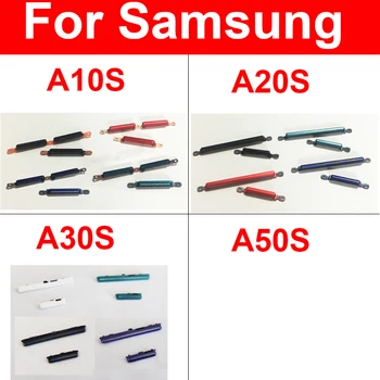 За Samsung Galaxy A10S A107F A20S A207F A30S A307F A50S A507F Странични Бутони за Включване, Изключване на звука Bixby Резервни Части за Страничните бутони