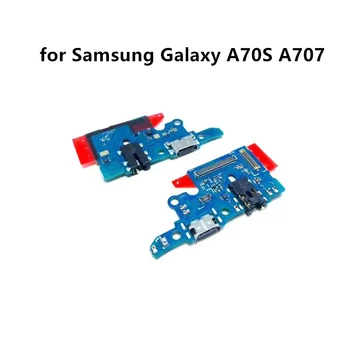 за Samsung Galaxy A70S A707 USB Порт за Зарядно Устройство Конектор за Док-станция Печатна платка Лента Гъвкав Кабел Подмяна на Компонент Порт за Зареждане