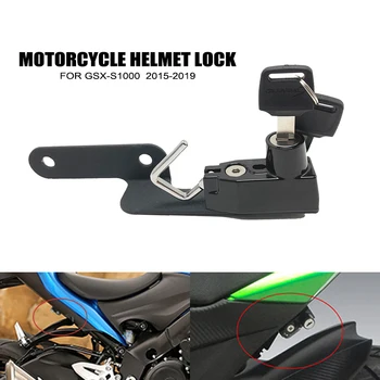 За Suzuki GSX-S1000 Заключване за шлем GSXS1000 2015 2016 2017 2018 2019 Кука за закрепване на мотоциклет, Заключване за ключове, странична защита на анти-кражба