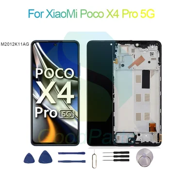 За XiaoMi Poco Pro X4 5G Подмяна на екрана на Дисплея 2400*1080 2201116PG Poco Pro X4 5G Сензорен LCD-Дигитайзер