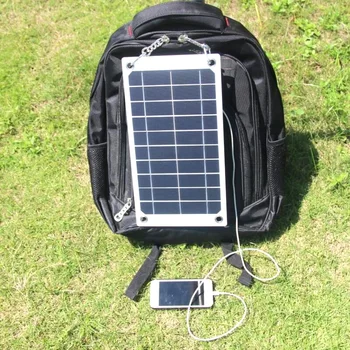 Зарядно устройство за слънчеви панели с мощност 7,5 Вата и 5-висококачествени слънчеви фотоволтаични модули, слънчеви панели