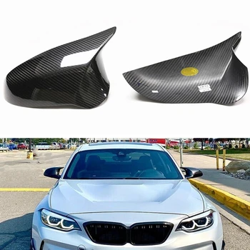 Капачки за Огледала за обратно виждане, За BMW F87 M2 Competition 2019-2021 От Настоящето Въглеродни Влакна от Външната страна на Автомобила Отстрани Калъф За обратно виждане Shell Add On