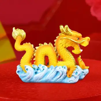 Миниатюрни фигурки Подарък за рождения Ден на Китайското Коледна украса за хола Housewarming Коридор спални Колектори дракони