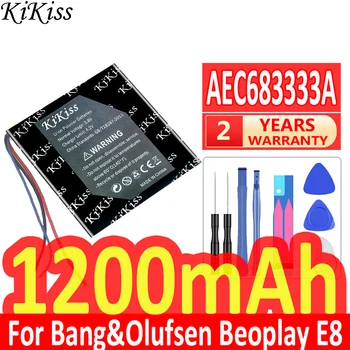 Мощна батерия KiKiss капацитет 1200 mah AEC683333A за Bang & Olufsen Beoplay E8 TWS