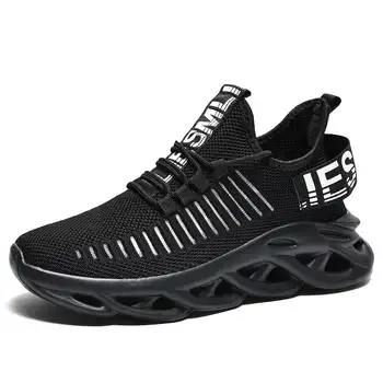 Мъжки амортизационен маратонки за бягане, удобни дишащи износостойкая спортни обувки с нескользящими остриета