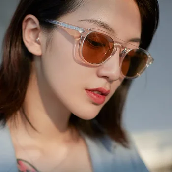 Нови модерни дамски слънчеви очила желеобразного цвят със защита от ултравиолетови лъчи, Висококачествени слънчеви очила за мъже Uv400