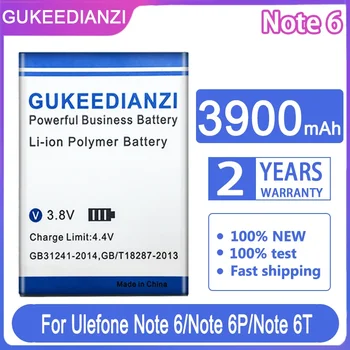 Преносимото батерия GUKEEDIANZI Note6 (3277) 3900 mah За Ulefone Note 6/6 P/6T Note6P Note6T