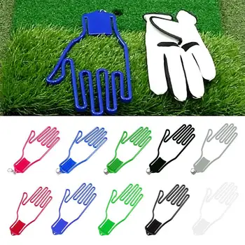 Притежателят на носилка за ръкавици за голф Инструмент за голф, Пластмасов Държач за ръкавици за голф-Часова Простор Закачалка Носилка За запазване на формата на ръкавици за голф