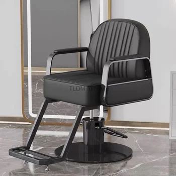 Реколта козметични фризьорски столове на колела, въртящи се на Естетическите фризьорски стола, люлеещ се стол Cadeira Cabeleireiro, Търговски мебели YQ50BC