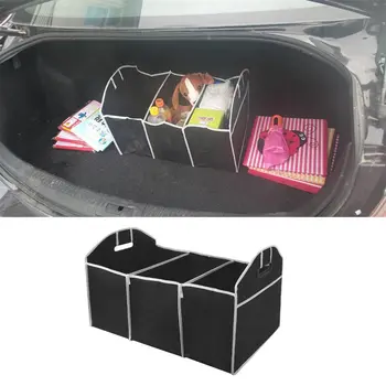Сгъваем, здрав автомобил кутия за съхранение, авто органайзер за пазаруване, Чист Сгъваема Компактна кутия за съхранение, Горещ