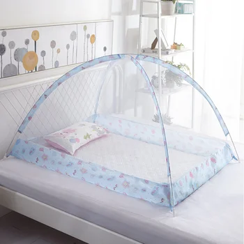 Сгъваема Детска Лятна легло Мрежа за спални Навес Легла Купол Палатка mosquito net Мрежест Плат на Бордюра Декор Защита от насекоми